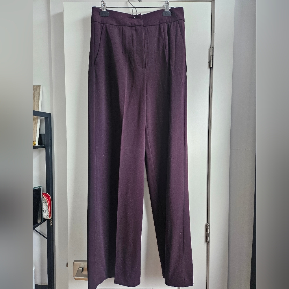 Dyaminte Yasmin Straight Leg Pants in Plum